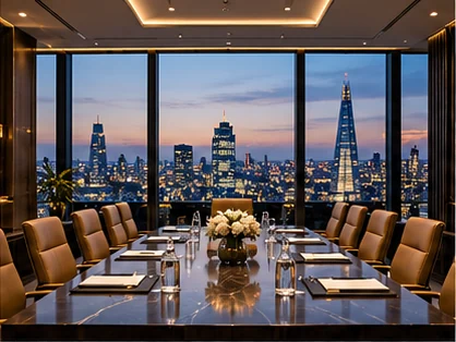 Contemporary executive meeting room